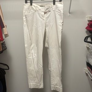WHBM Off White Pant
